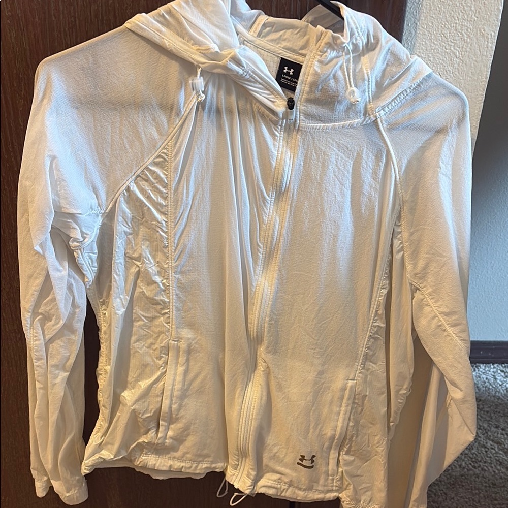 Under Armour White Lightweight Jacket
